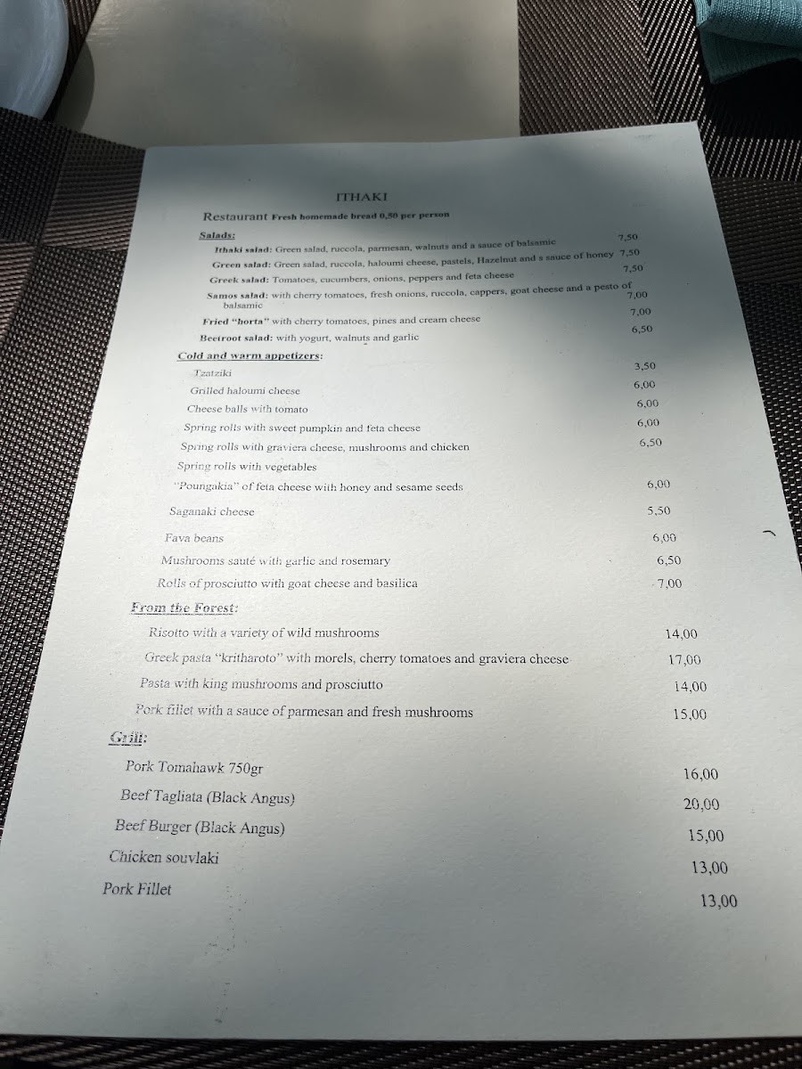 Menu Ithaki Authentic Aegean Cuisine-5